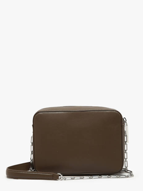 Cross Body Tas Ck Pocket Gerecycleerd Polyester Calvin klein jeans Bruin ck pocket K613089 ander zicht 4