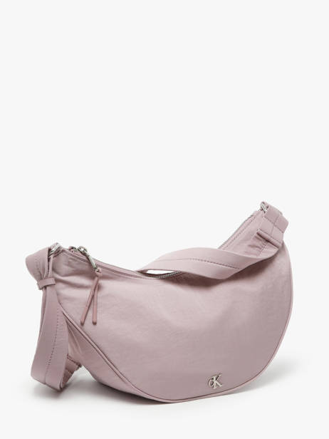 Cross Body Tas Luna Nylon Calvin klein jeans Roze luna 4K3095G ander zicht 2