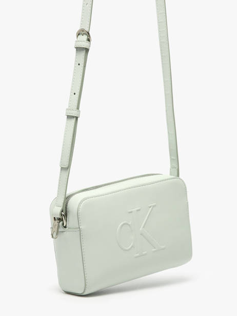Cross Body Tas Sculpted Calvin klein jeans Groen sculpted 4K3036G ander zicht 2