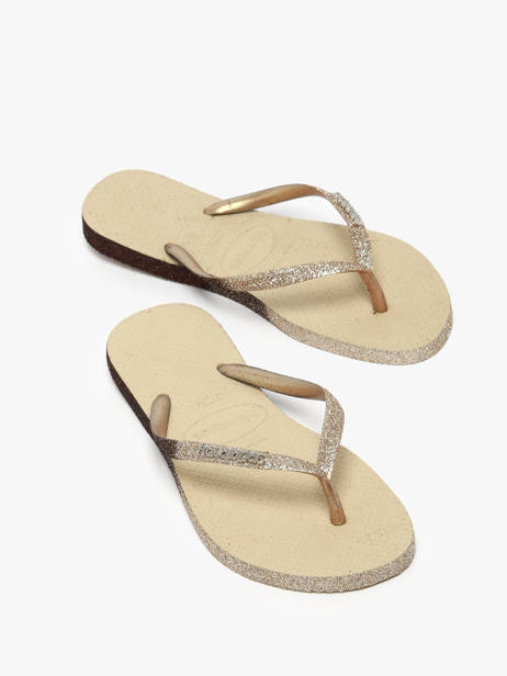 Teenslippers Havaianas Beige women 4146093F ander zicht 2