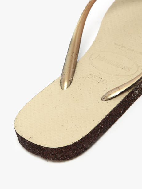 Teenslippers Havaianas Beige women 4146093F ander zicht 3