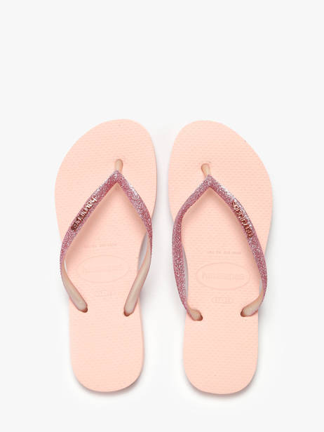 Teenslippers Slim Glitter Ii Havaianas Roze women 4146975F