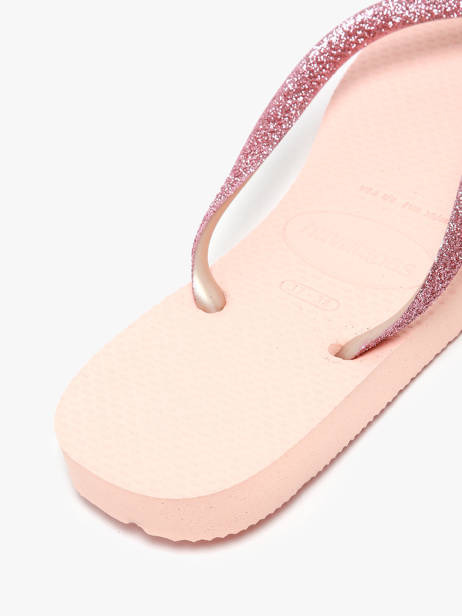 Teenslippers Slim Glitter Ii Havaianas Roze women 4146975F ander zicht 3
