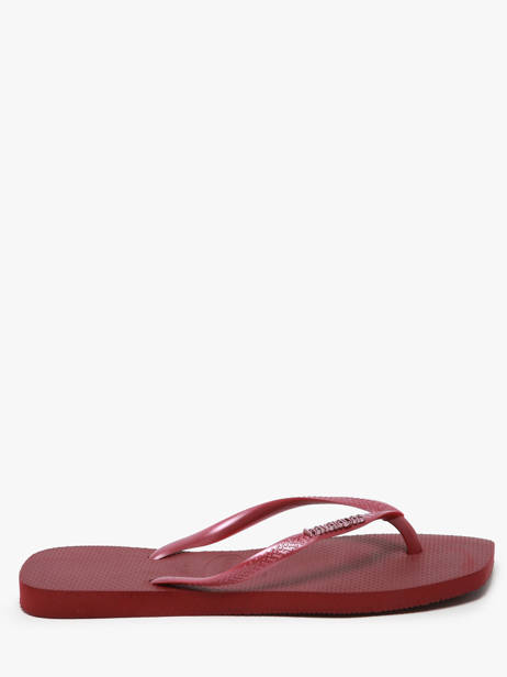 Teenslippers Sl Sq Lg Met Havaianas Rood women 4148257F ander zicht 1