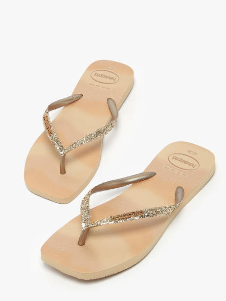 Teenslippers Havaianas Goud women 4149417F ander zicht 2