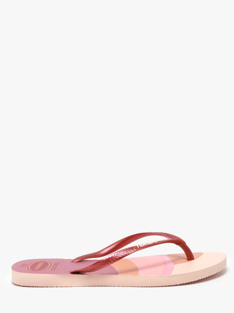 Teenslippers Slim Palette Glow Havaianas Roze women 4145766F ander zicht 1