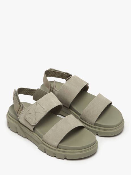 Sandalen Greyfield Uit Leder Timberland Groen women 61MGEO31 ander zicht 1