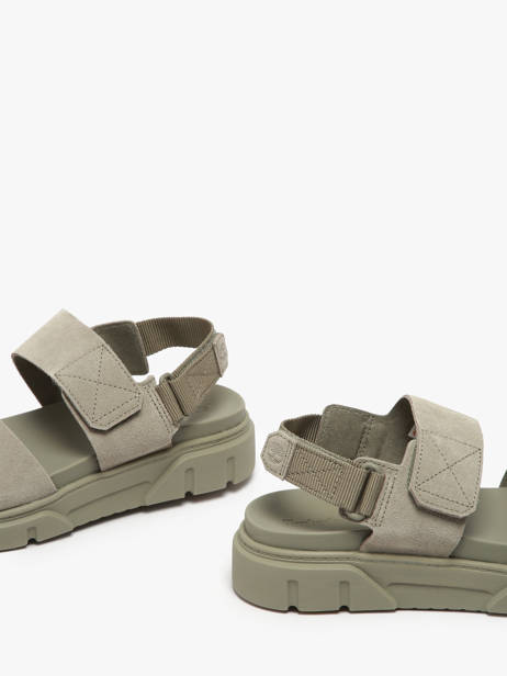 Sandalen Greyfield Uit Leder Timberland Groen women 61MGEO31 ander zicht 2