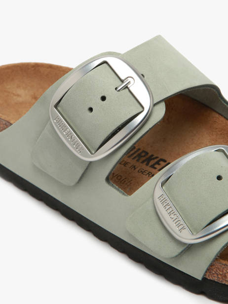 Slippers Arizona Big Buckle Birkenstock Groen women 1029311 ander zicht 2