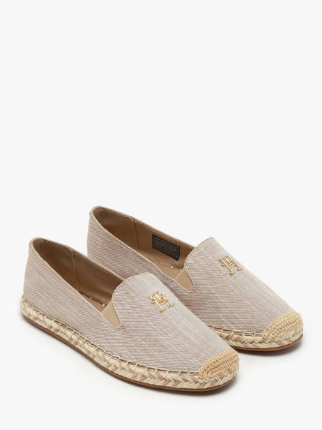 Espadrilles Tommy hilfiger Beige women 8539ACC ander zicht 2