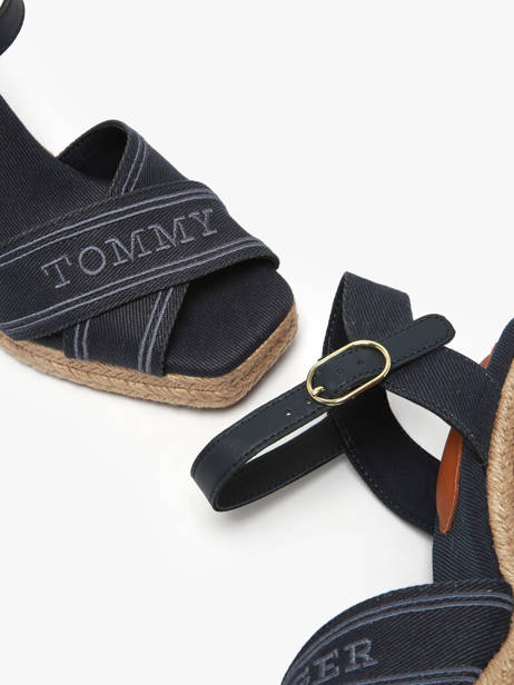 Sandalen Tommy hilfiger Blauw women 8668DW6 ander zicht 2