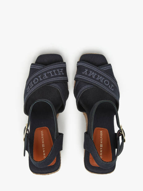 Sandalen Tommy hilfiger Blauw women 8668DW6 ander zicht 3