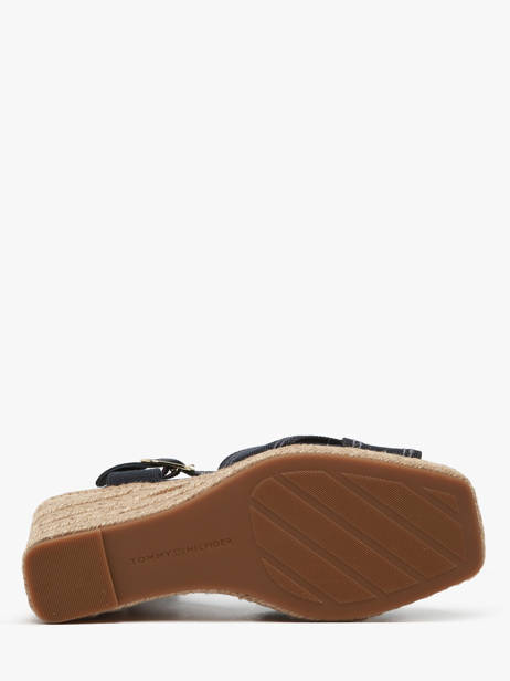 Sandalen Tommy hilfiger Blauw women 8668DW6 ander zicht 4