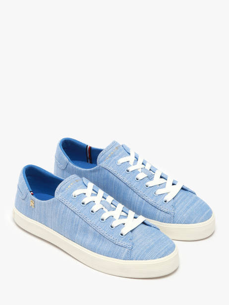 Sneakers Tommy hilfiger Blauw women 8561C30 ander zicht 2