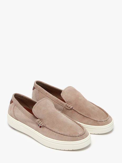 Mocassins Tommy hilfiger Beige men 5354AFE ander zicht 1