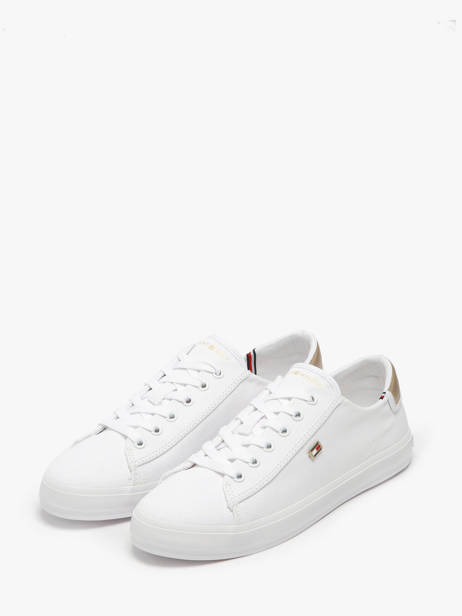 Sneakers Tommy hilfiger Wit women 8647YBS ander zicht 2