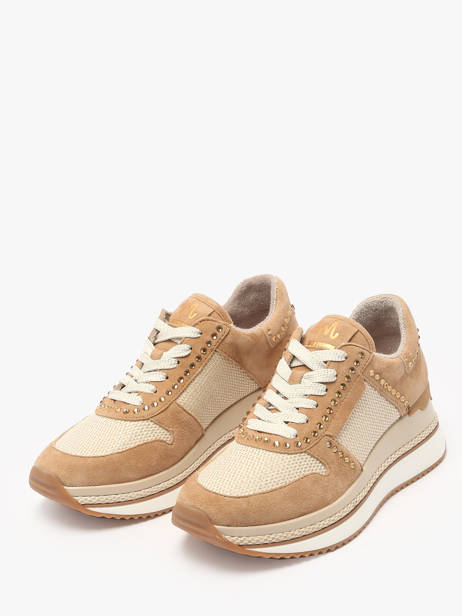 Sneakers Ebreli Uit Leder Mam'zelle Beige women CSGAR25 ander zicht 2