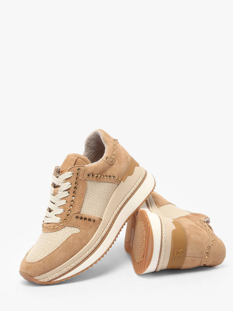 Sneakers Ebreli Uit Leder Mam'zelle Beige women CSGAR25 ander zicht 3