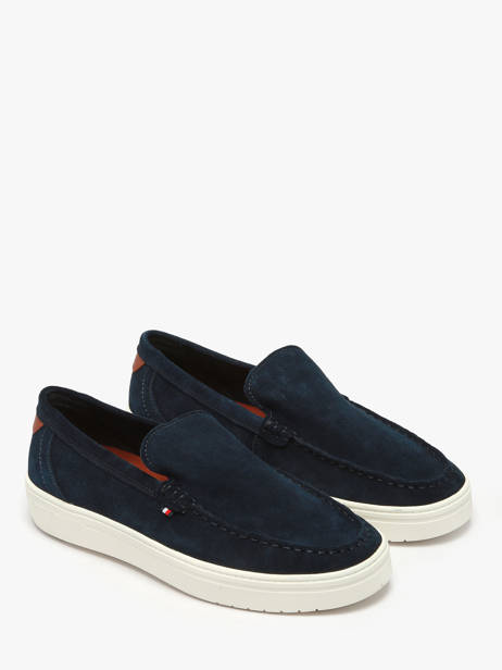 Mocassins Tommy hilfiger Blauw men 5354DW5 ander zicht 1