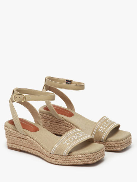 Sandalen Tommy hilfiger Beige women 8805ACC ander zicht 1