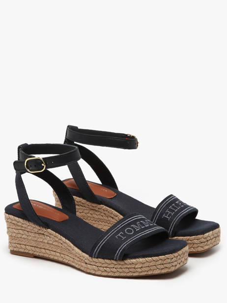 Sandalen Tommy hilfiger Blauw women 8805DW6 ander zicht 1