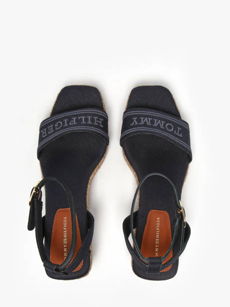 Sandalen Tommy hilfiger Blauw women 8805DW6 ander zicht 3