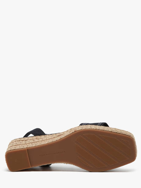 Sandalen Tommy hilfiger Blauw women 8805DW6 ander zicht 4