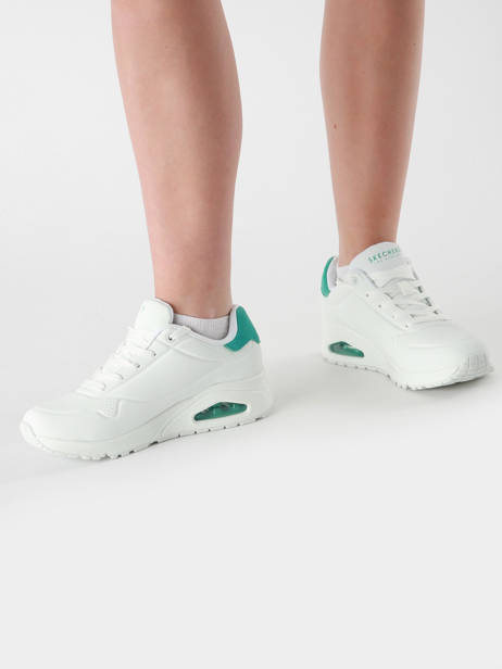 Sneakers Uno Pop Back Skechers Wit women 177092 ander zicht 1