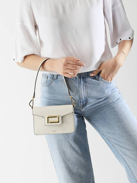 Cross Body Tas Angele Leder Lancel Beige angele A13275 ander zicht 1
