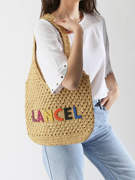 Schoudertas Cabas D'ete Lancel Beige cabas d'ete A13415 ander zicht 1