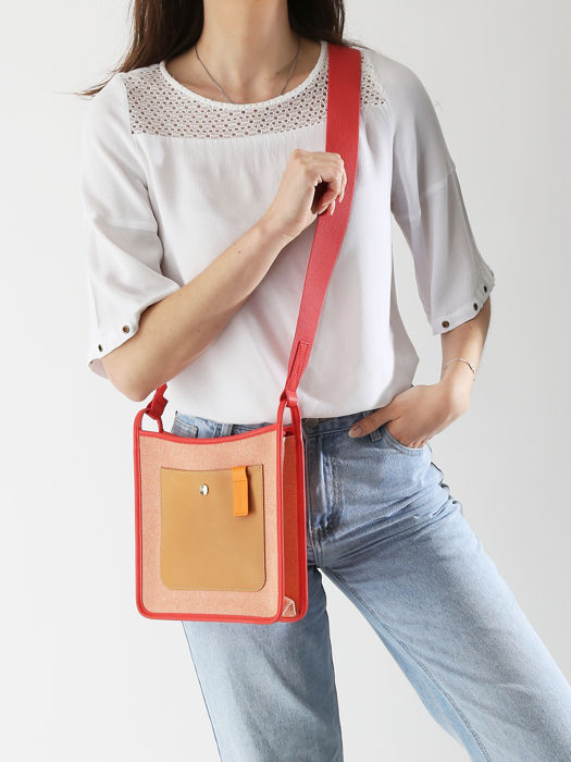 Longchamp Le foulonné soleil Rood