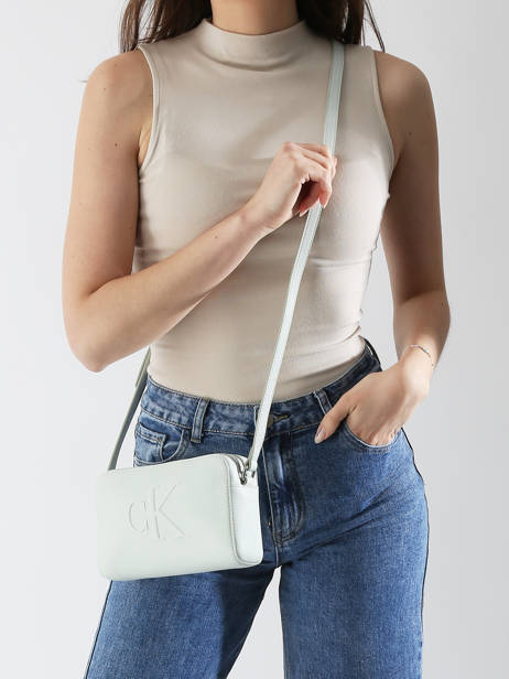 Cross Body Tas Sculpted Calvin klein jeans Groen sculpted 4K3036G ander zicht 1