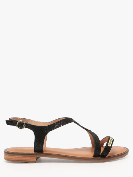 Open Sandalen Hastral Uit Leder Les tropeziennes Zwart women HASTRAL