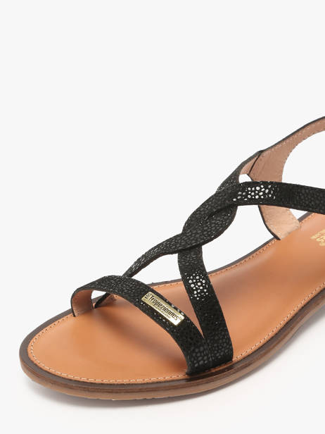 Open Sandalen Hastral Uit Leder Les tropeziennes Zwart women HASTRAL ander zicht 2
