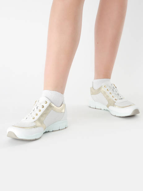 Sneakers Ylona Uit Leder Mephisto Wit women P5146918 ander zicht 1
