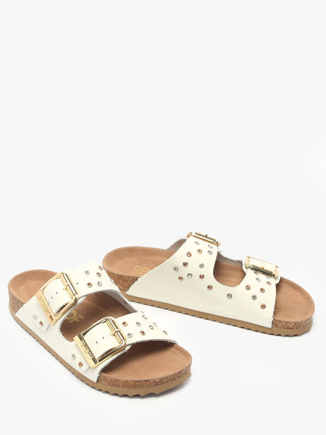 Slippers Fusbett Colors of california Wit accessoires HCBIO501 ander zicht 1