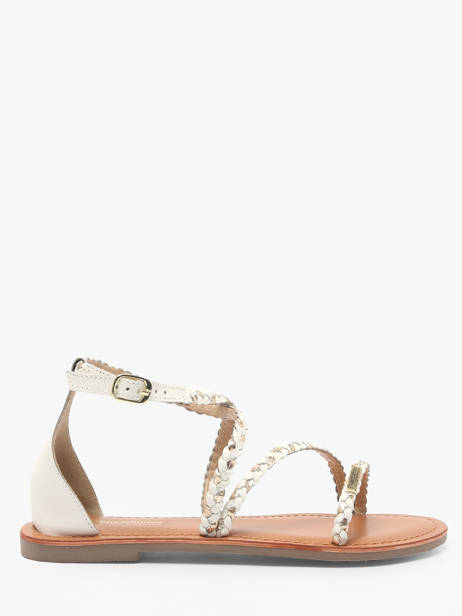 Open Sandalen Diah Uit Leder Les tropeziennes Wit women DIAH