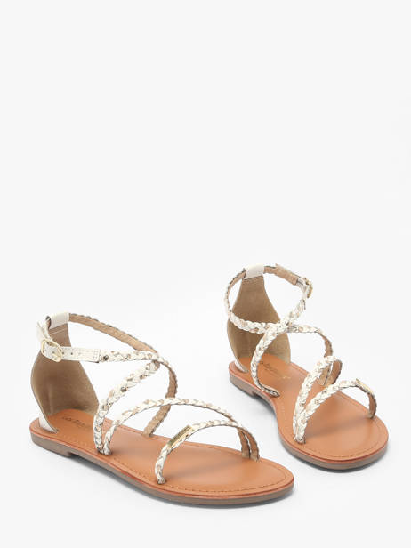 Open Sandalen Diah Uit Leder Les tropeziennes Wit women DIAH ander zicht 1