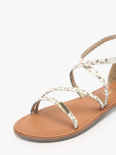 Open Sandalen Diah Uit Leder Les tropeziennes Wit women DIAH ander zicht 2