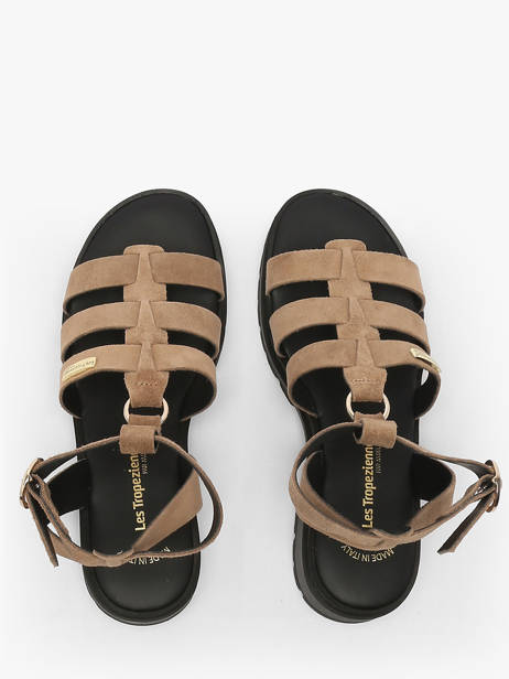 Sandalen Tobosued Uit Leder Les tropeziennes Beige women TOBOSUED ander zicht 3