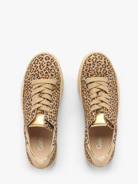 Sneakers Uit Leder Gabor Bruin women 32 ander zicht 4