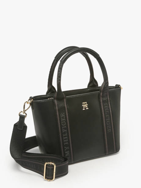 Handtas Th Logotape Tommy hilfiger Zwart th logotape AW17201 ander zicht 2