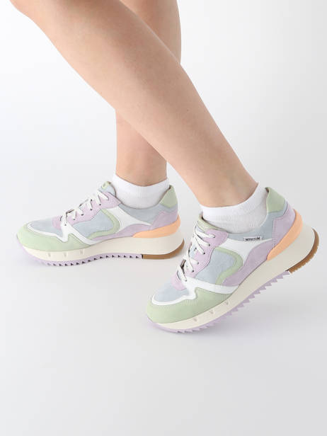 Sneakers Angie Uit Leder Mephisto Veelkleurig women P5147162 ander zicht 1