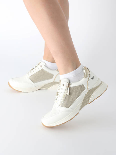 Sneakers Mustang Wit women 1358313 ander zicht 1