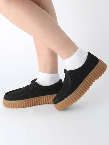 Derby Veterschoenen Torhill Bee Clarks Zwart women 26172044 ander zicht 1