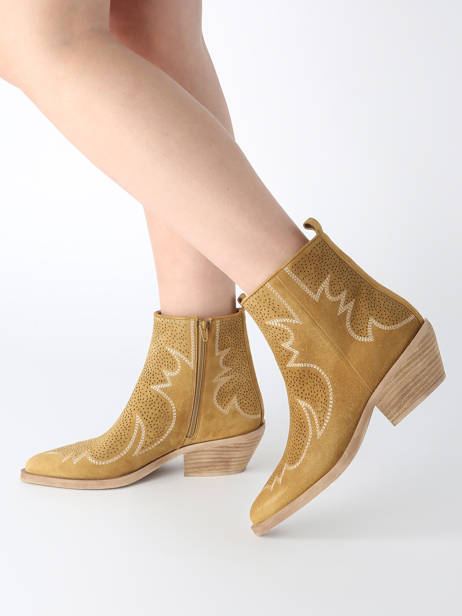 Santiago Laarzen Holly Uit Leder Alpe Bruin women 53561155 ander zicht 1