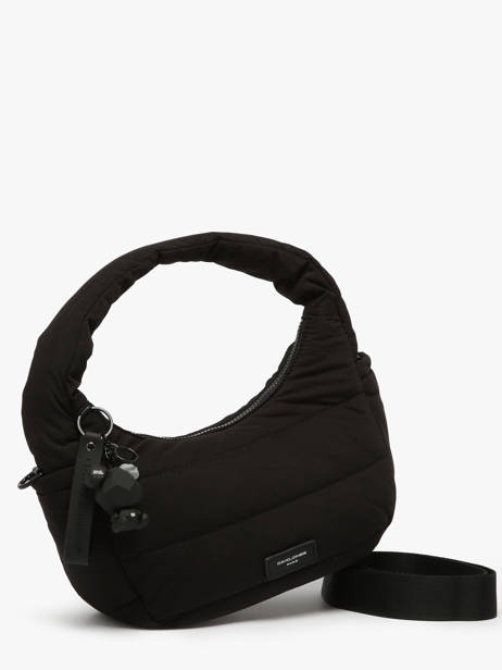 Cross Body Tas Plum David jones Zwart plum CM7477 ander zicht 2
