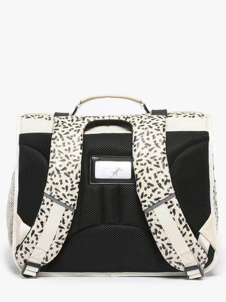 Boekentas 3 Compartimenten Cameleon Beige vintage north PBVWCA41 ander zicht 5