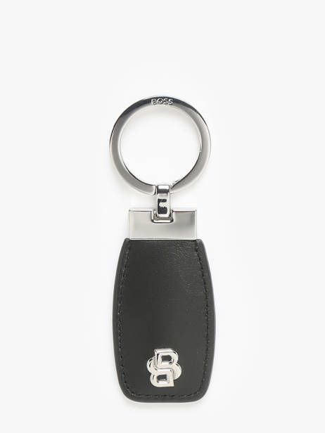 Sleutelhanger Leder Hugo boss Zwart smooth HAK519B