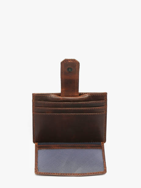 Kaarthouder Leder Maverick Bruin the original MAVTO052 ander zicht 1